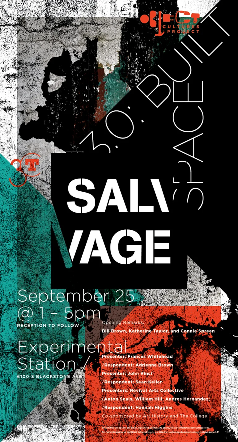   Meaningful connections between urban researchers and artists, thinkers, and community activists are essential to the University’s effort to support research that responds to urban opportunities. Through Salvage, an ongoing series of symposiums spon