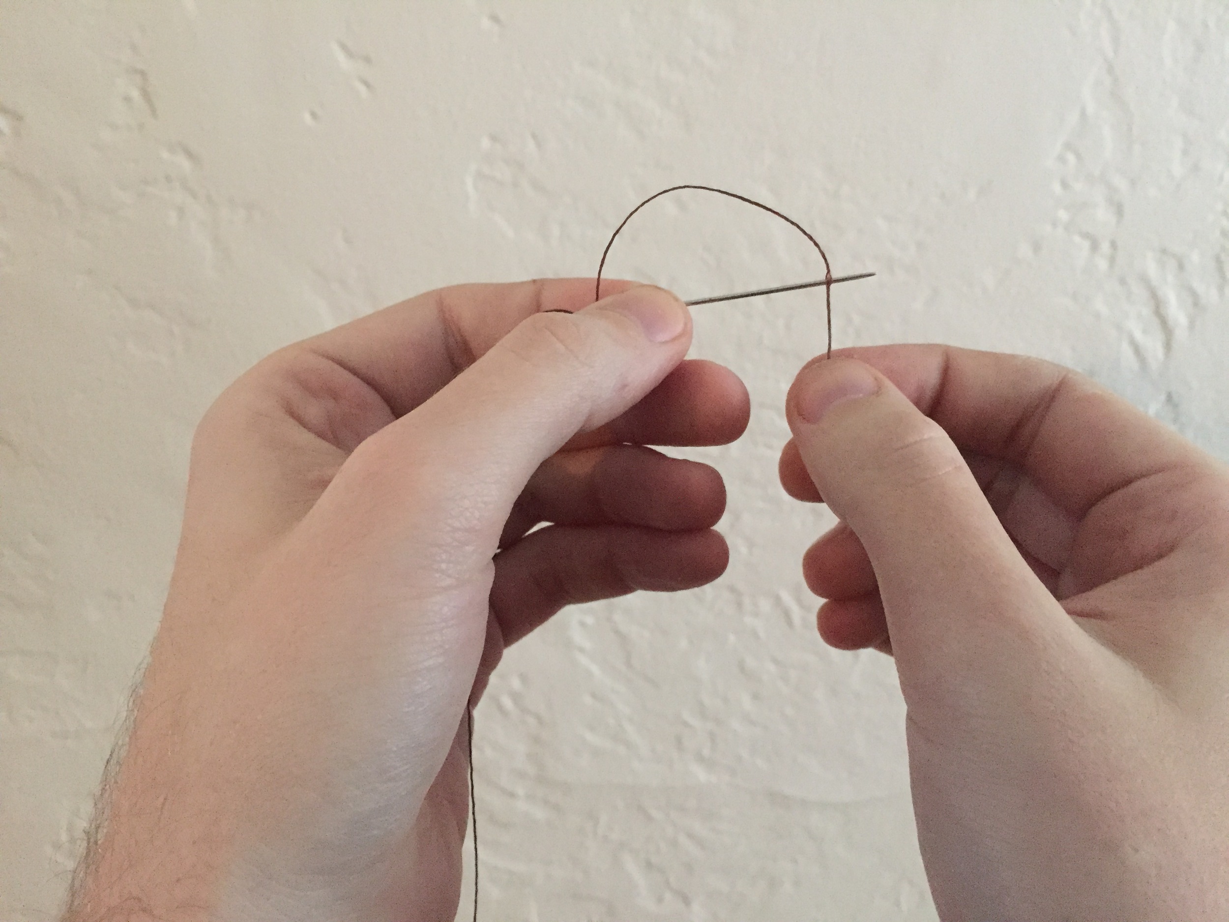 Pierce the Thread with the Needle