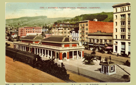 Post Card: Berkeley Train Station