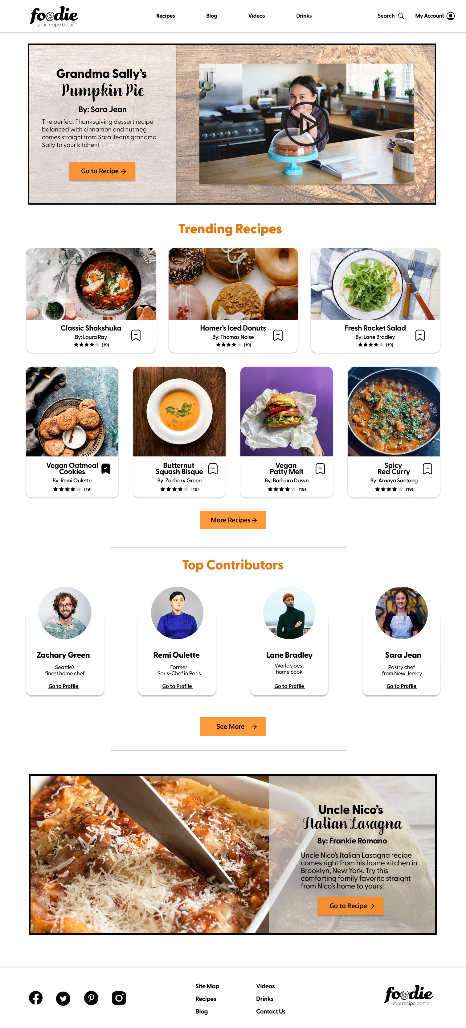 Foodie 30 Homepage when Logged In.png