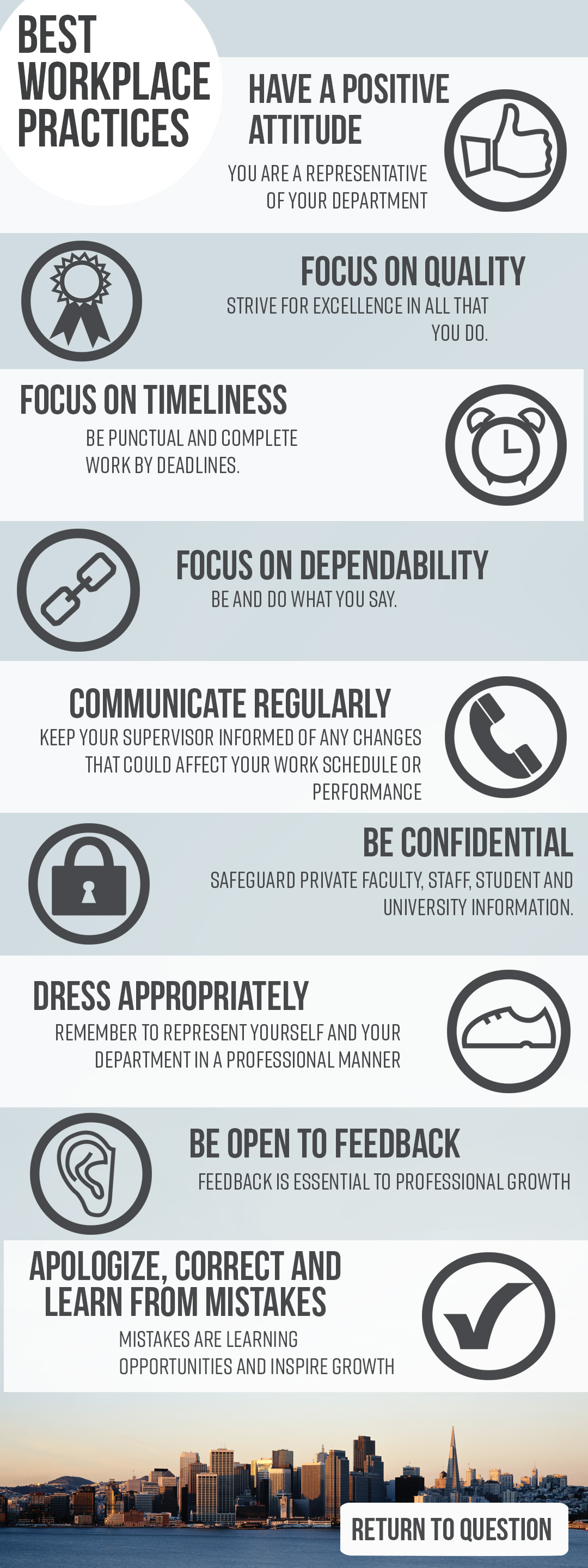 Best Workplace Practices Infographic