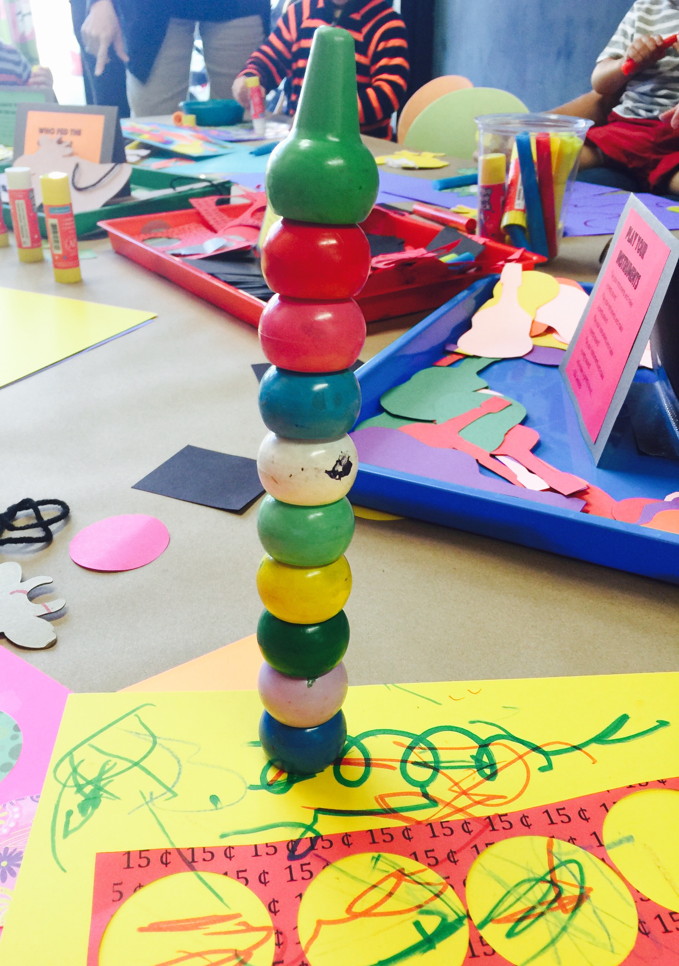 ( Ed. note: those are the coolest stackable crayons!) 