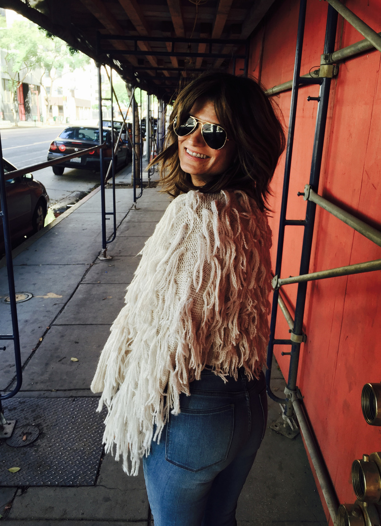 do it: muppet fur cardigan