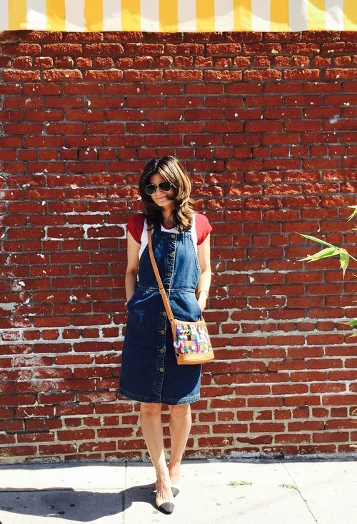 the overall dress + p.s. highland park we love you