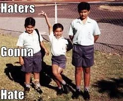 don't hate...