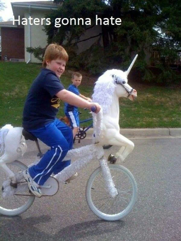 haters gonna hate