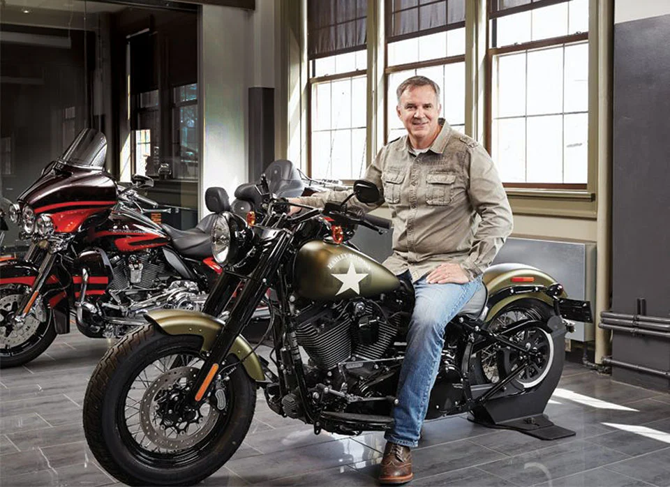 Harley-Davidson’s Matt Levatich at the “Scale Up Milwaukee” conference.