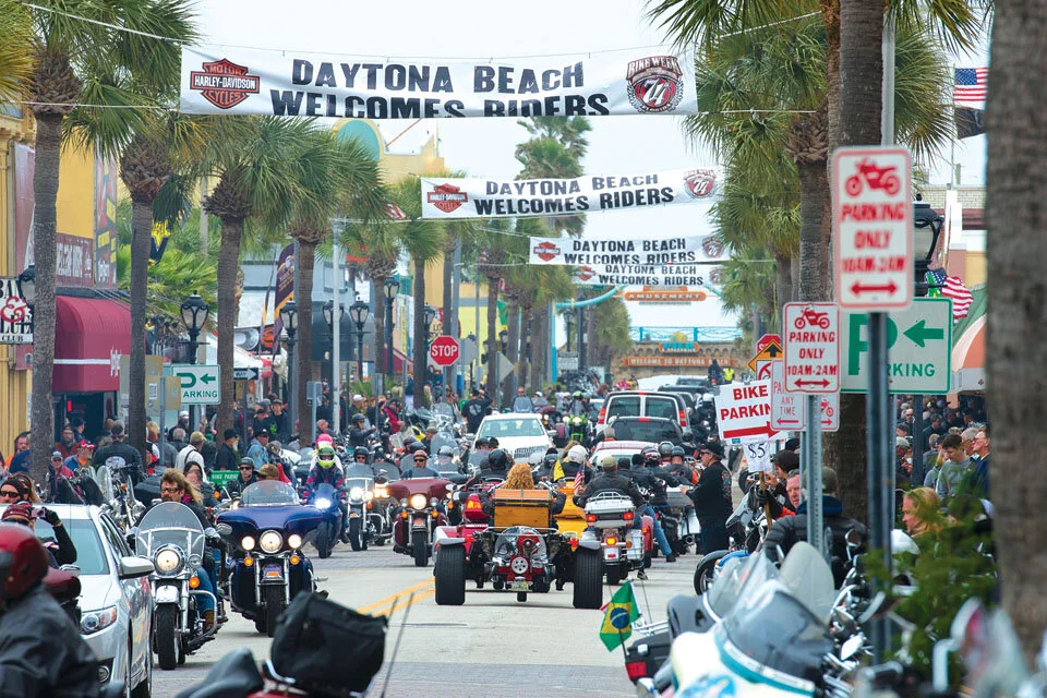 The World’s Largest Motorcycle Event, Daytona Bike Week.
