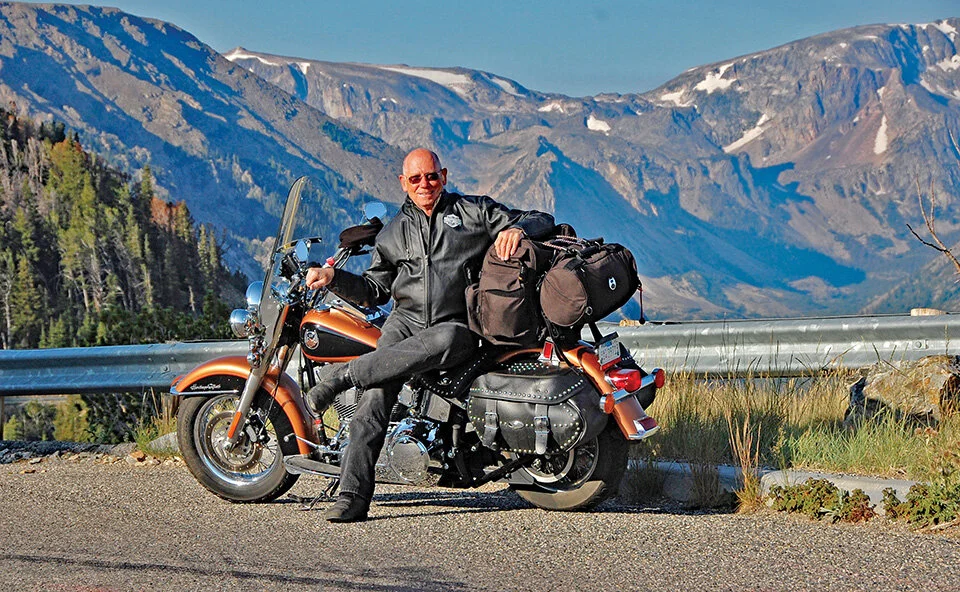 Tex on the 2008 ride to Sturgis.