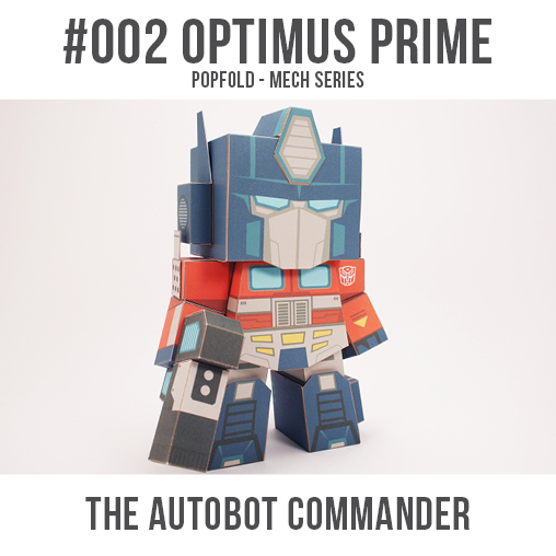 PAPERMAU: Transformers - Optimus Prime And Megatron Paper Toys - by Cubefold