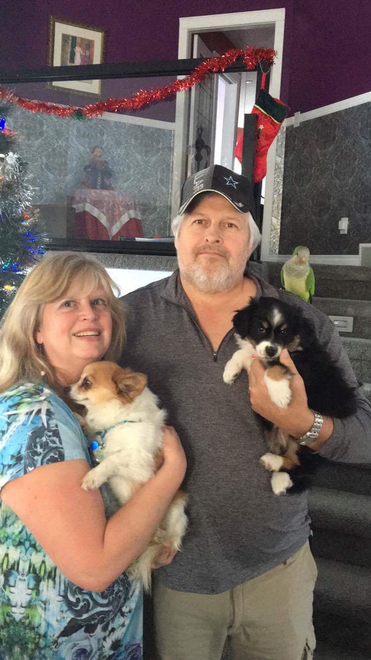 STAR WITH HER NEW OWNERS ANGELA & NEIL HEMM, SK