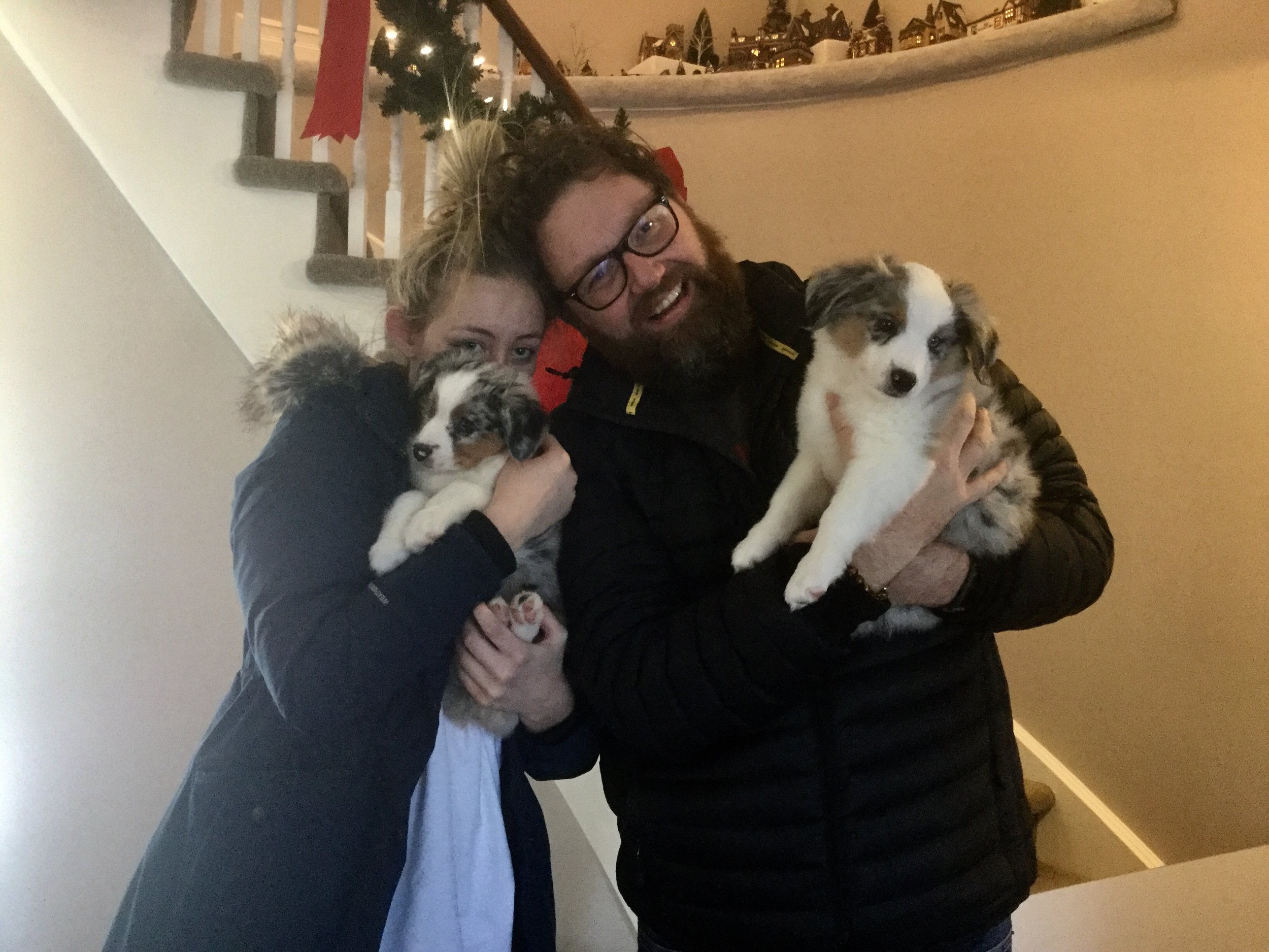 ‘Jason & Blue” Congratulations on your puppies , Dave & Family of Kemptville On.