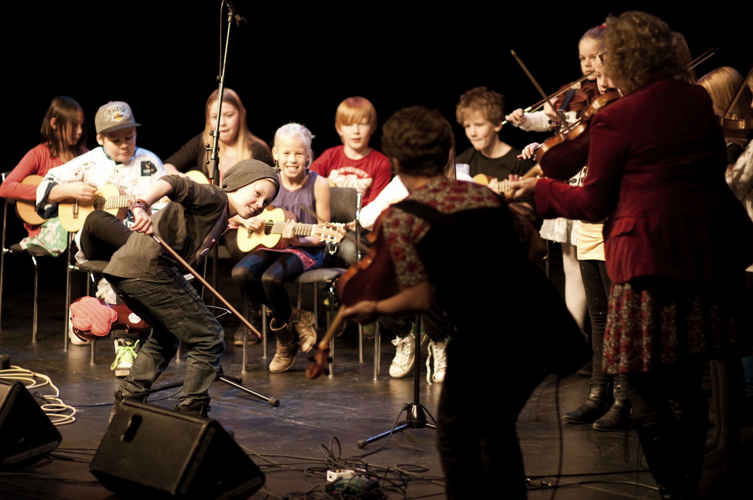 FolkUngar på Folkmusiknatta Foto: Jon Holmén