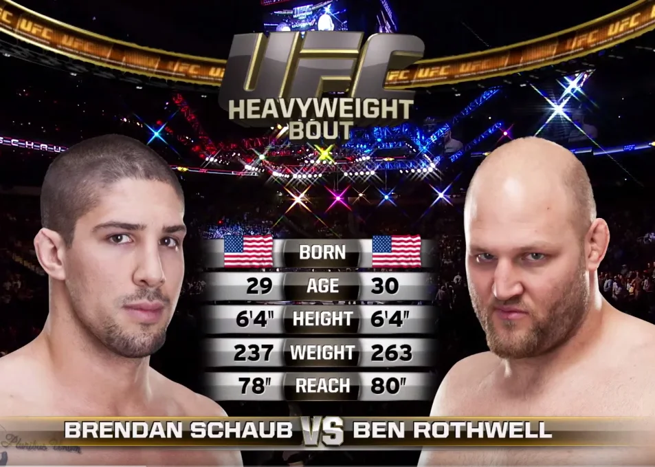 Fight Night Dublin Free Fight: Rothwell vs Schaub