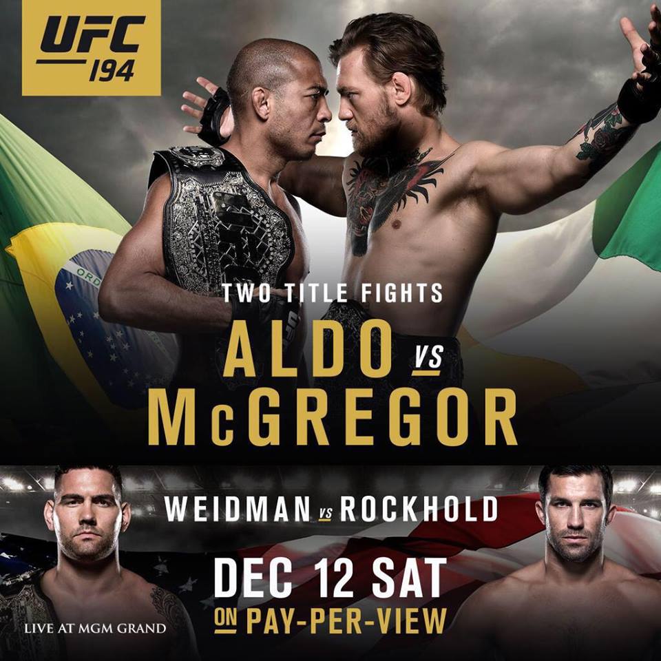 Fire nye promoer for Aldo vs. McGregor