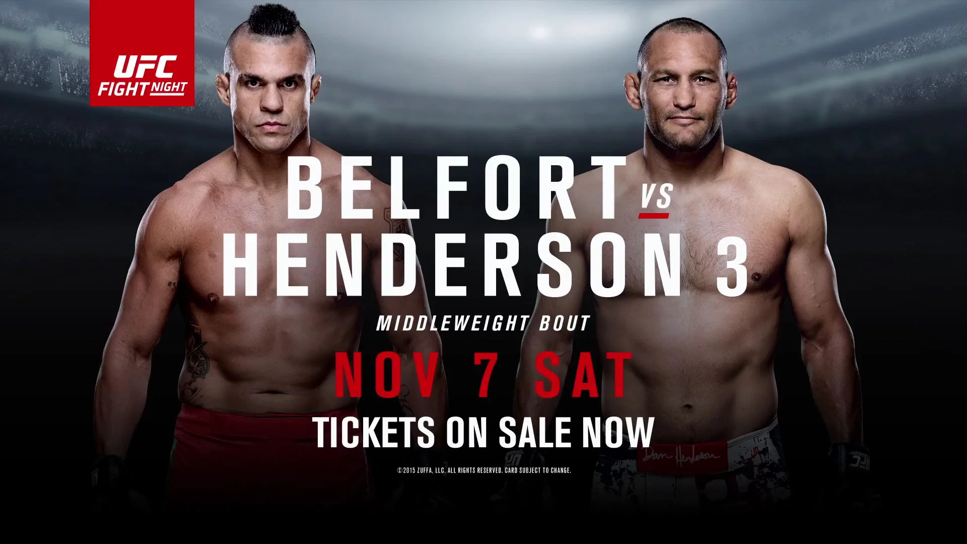 Slik ser UFC Fight Night 77 ut!