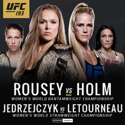 UFC 193 - Resultater