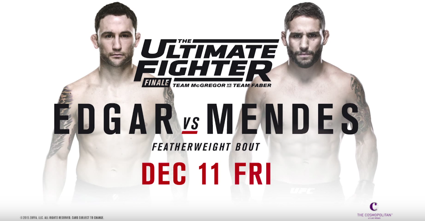 The Ultimate Fighter 22 Finale: Edgar vs Mendes - GO BIG Preview