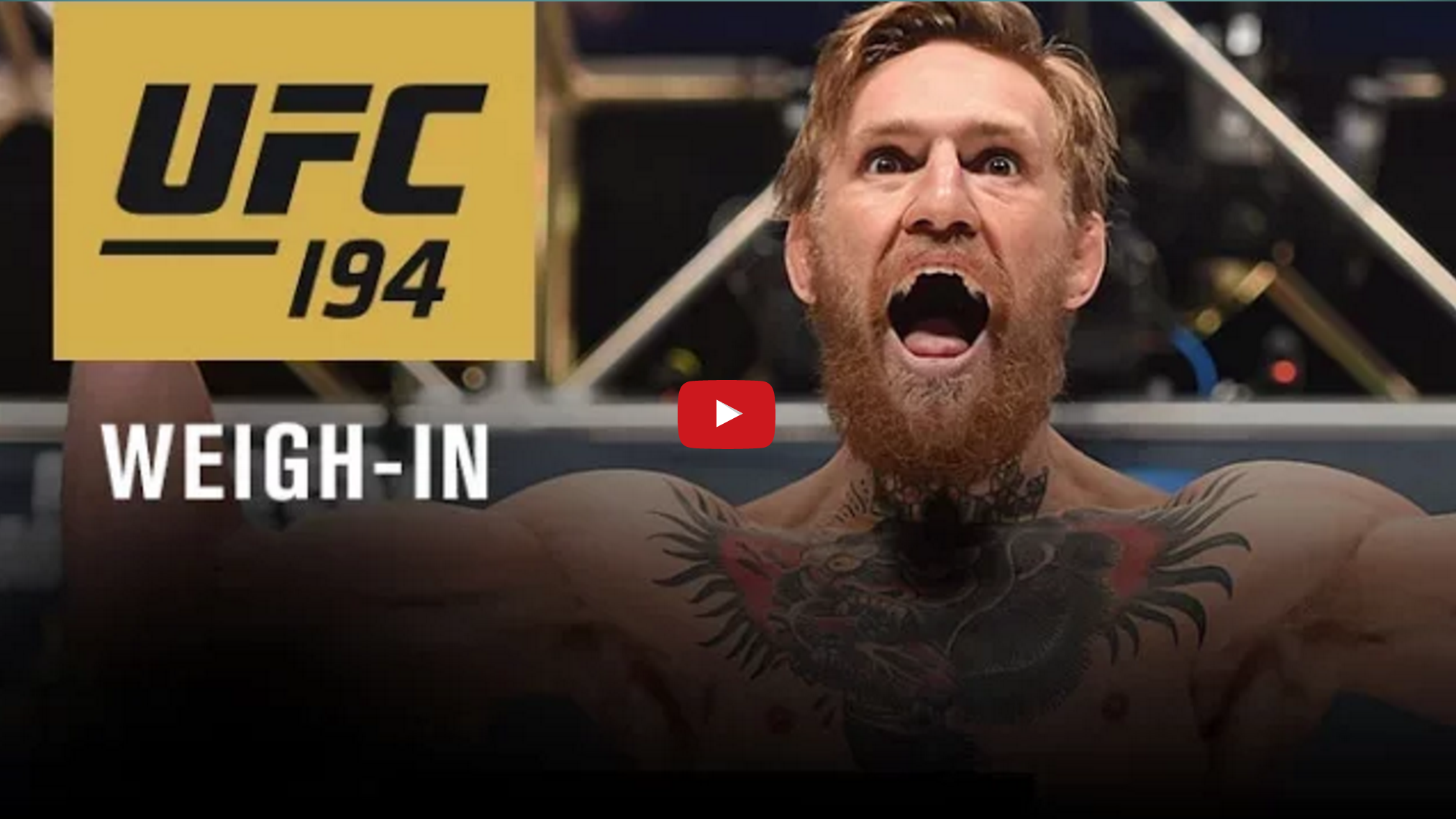 UFC 194 Weigh-ins - Live på MMA Norway klokken 00:00