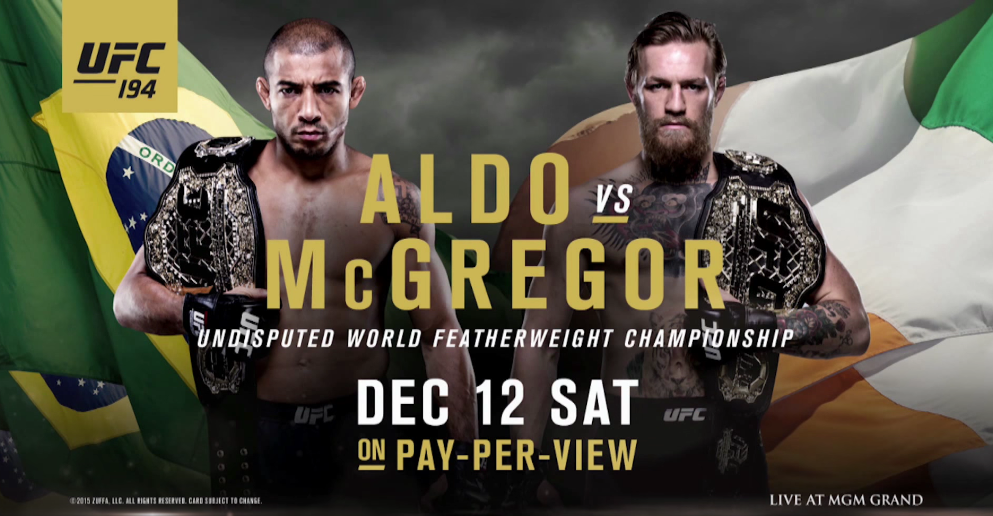 En forhåndstitt på Jose Aldo vs Conor McGregor