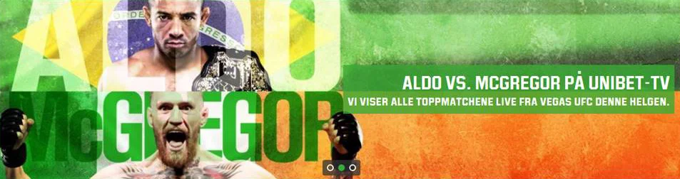 Spill på kampene på Unibet og få livestream av UFC 194 på kjøpet!