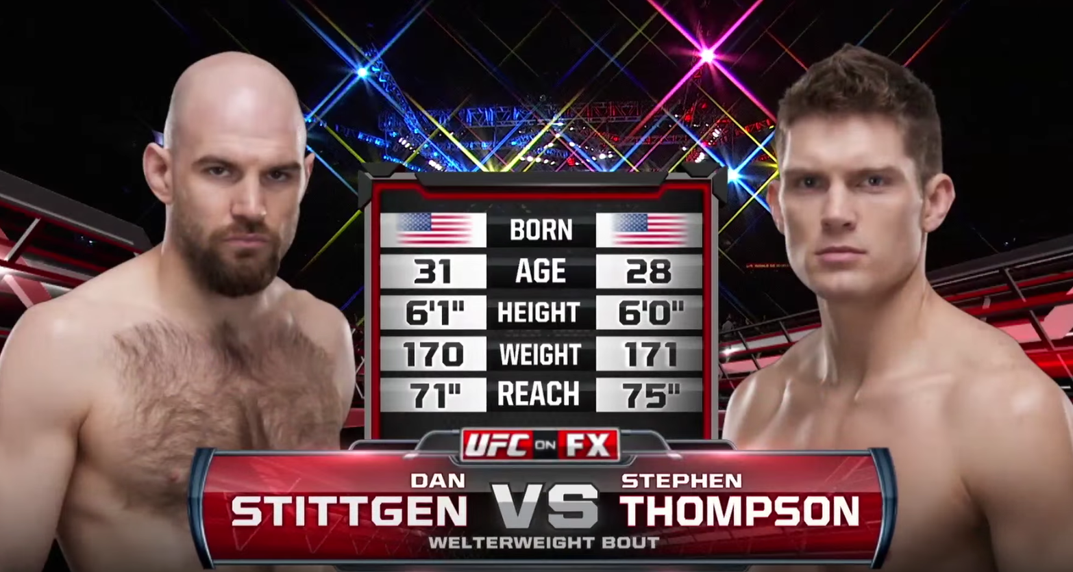 Fight Night Las Vegas Free Fight: Stephen Thompson vs Dan Stittgen