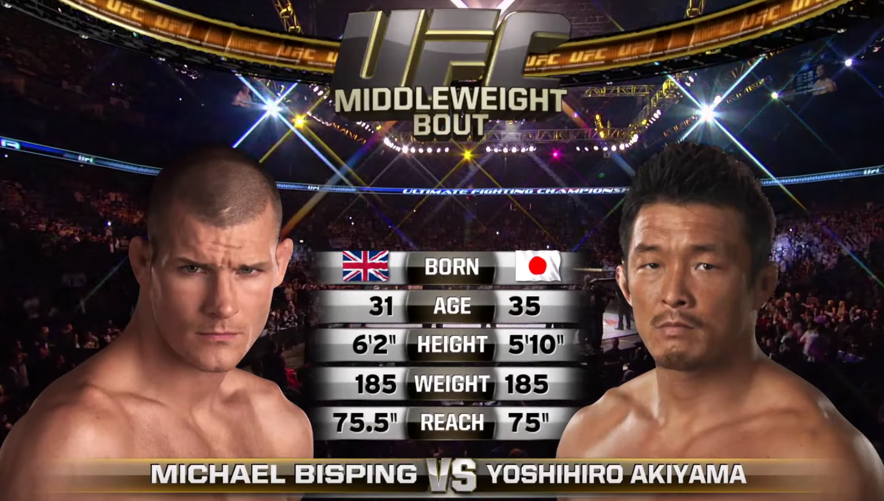 Fight Night London Free Fight: Michael Bisping vs Yoshihiro Akiyama