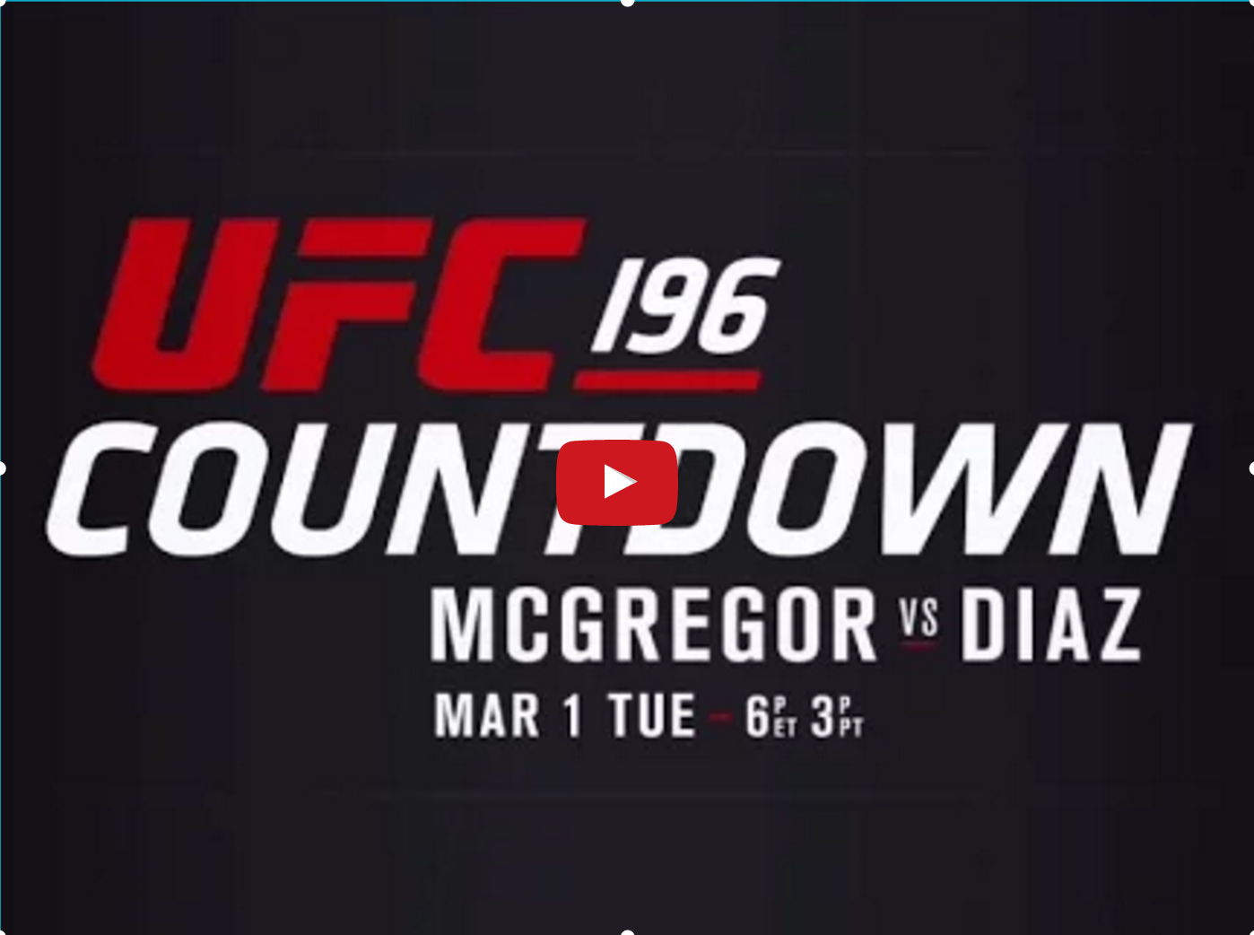 Countdown to UFC 196: Conor McGregor vs Nate Diaz