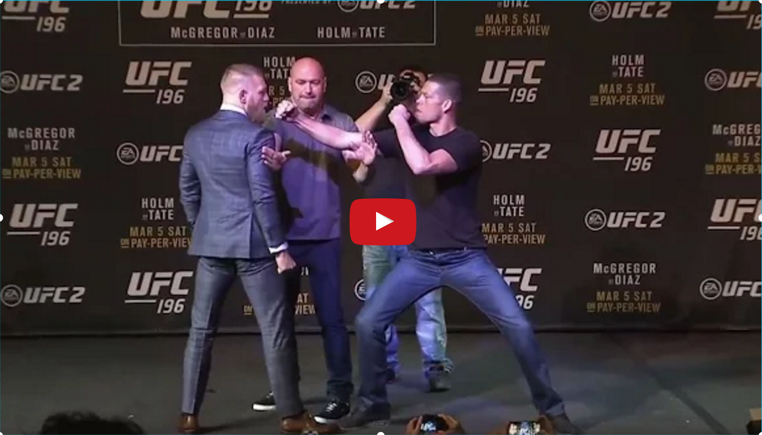 UFC 196 Pre-fight Presser