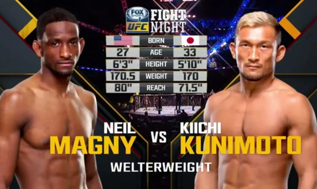 Fight Night Brisbane Free Fight: Neil Magny vs Kiichi Kunimoto