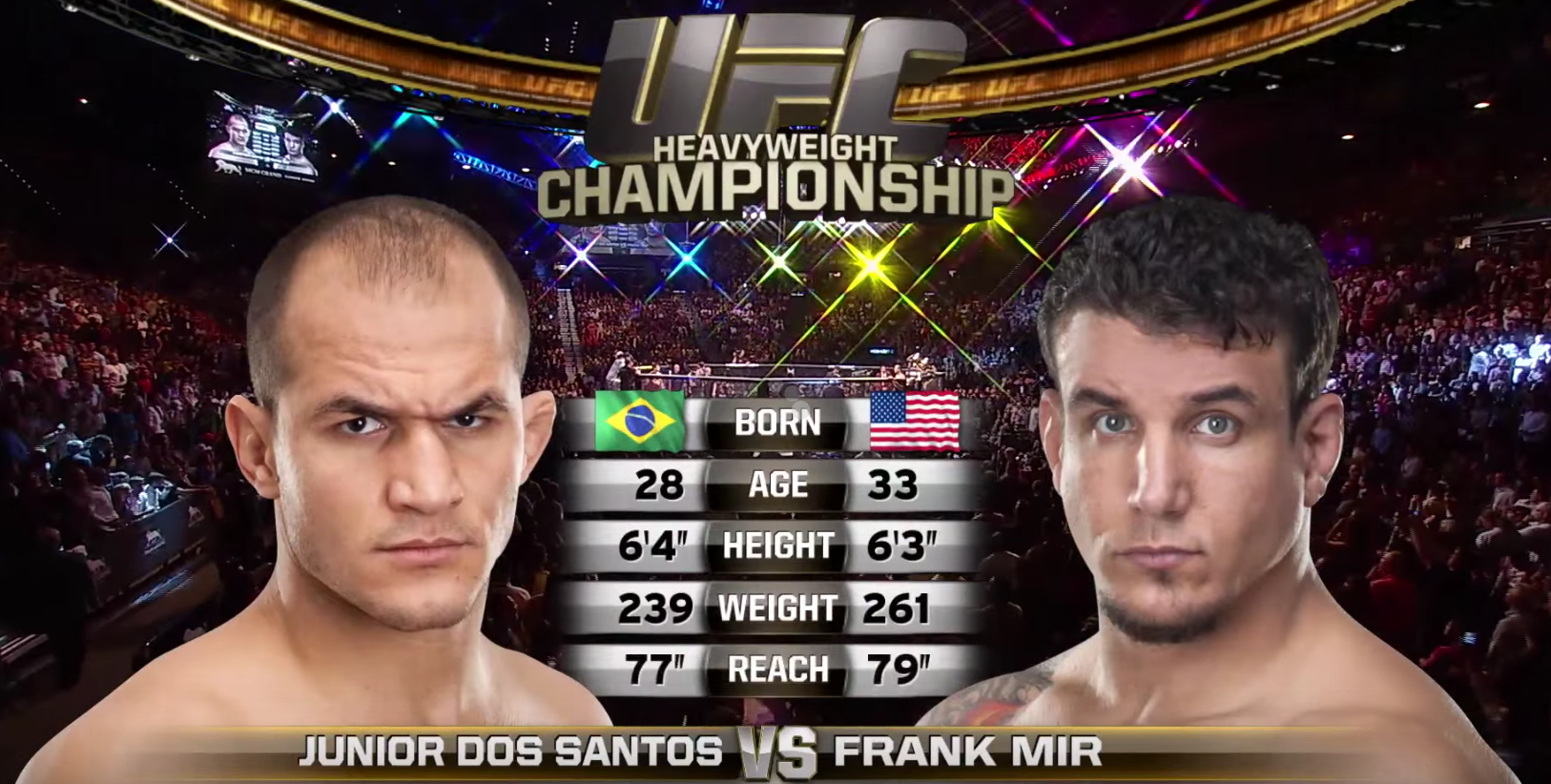 Fight Night Zagreb Free Fight: Junior Dos Santos vs Frank Mir