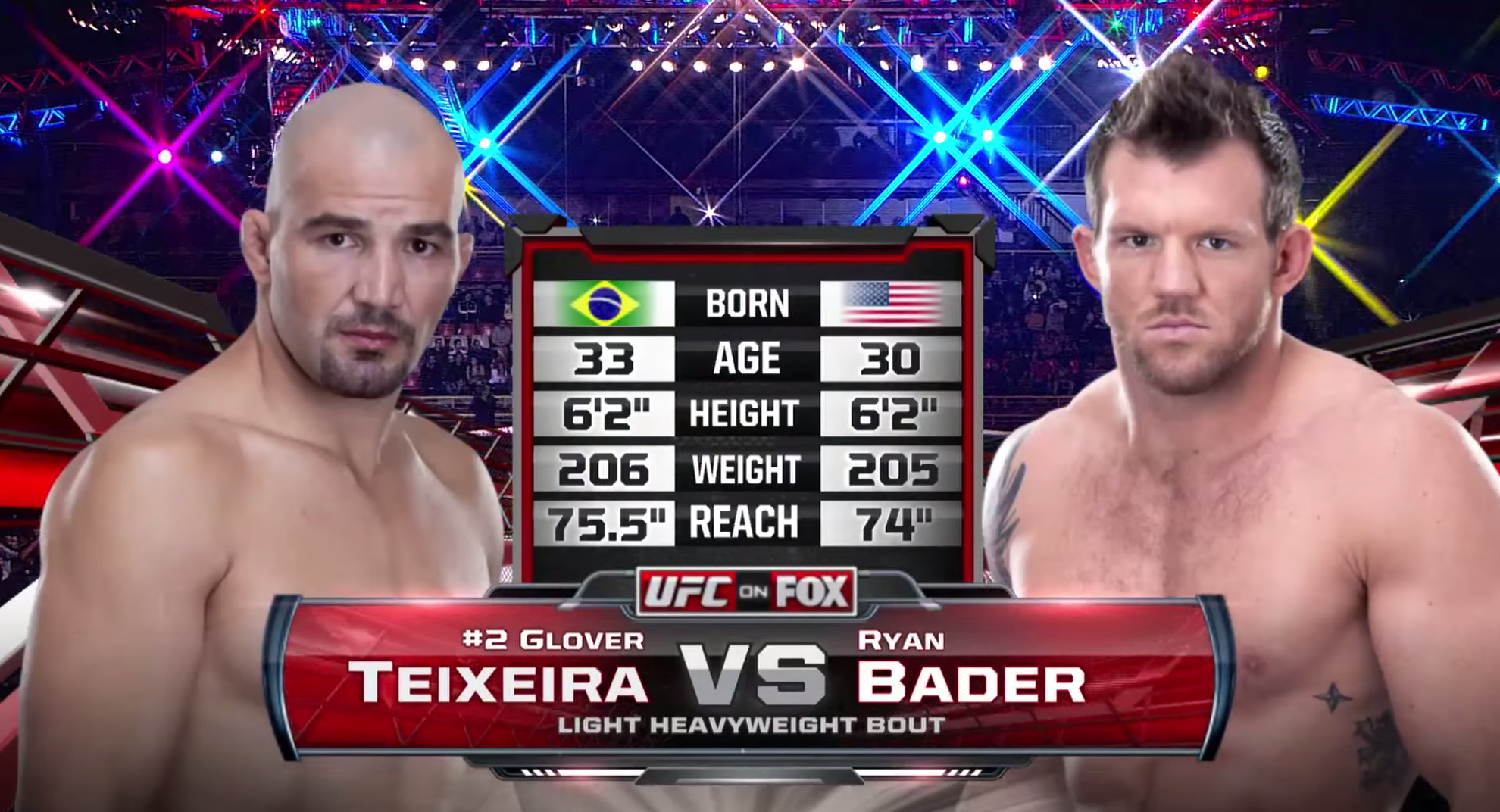 Fight Night Tampa Free Fight: Teixeira vs Bader