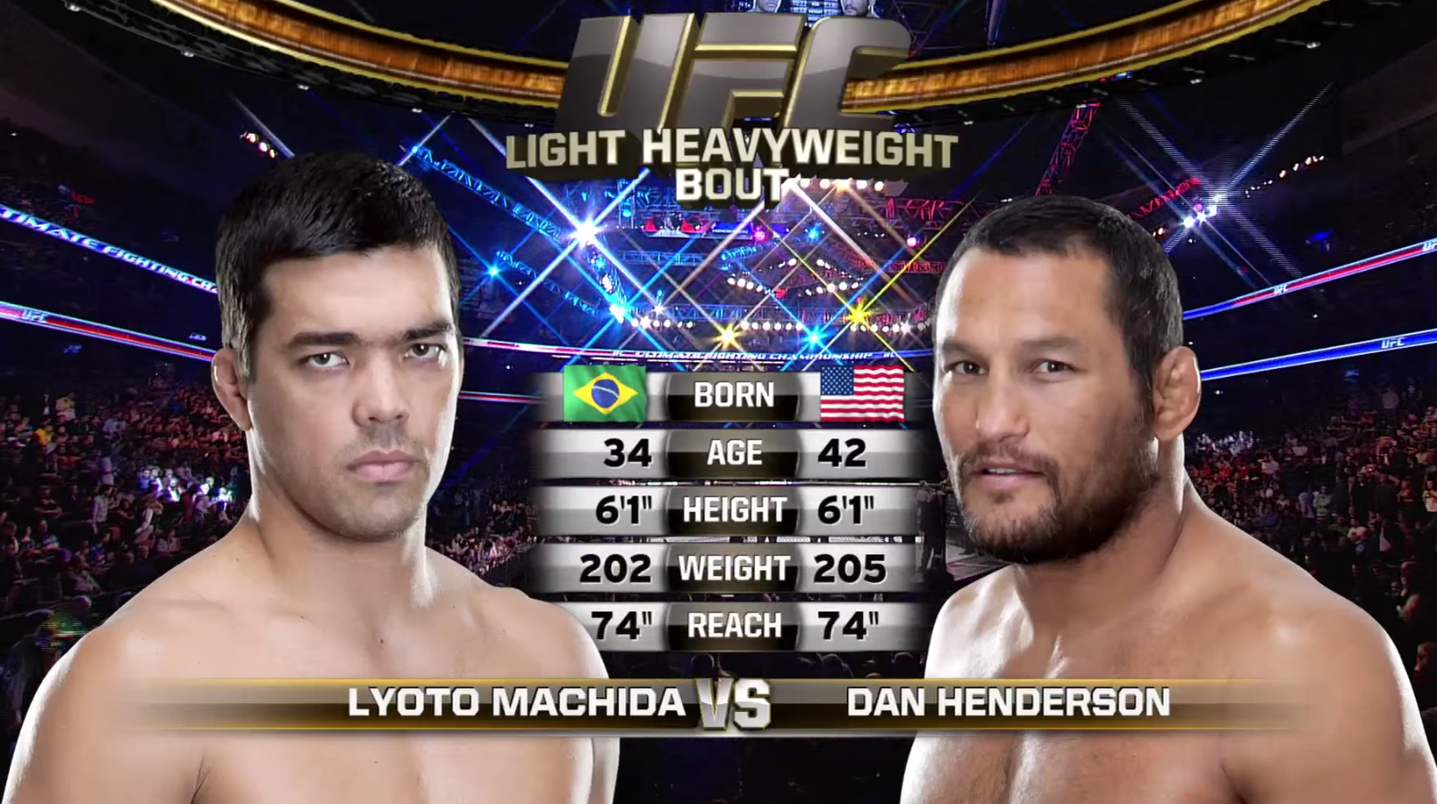 Fight Night Tampa Free Fight: Lyoto Machida vs Dan Henderson