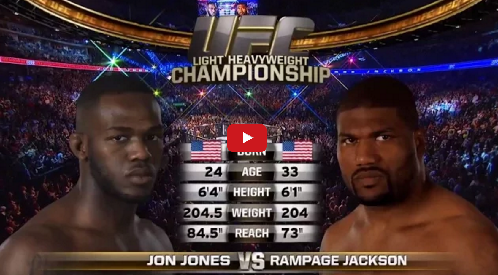 UFC 197 Free Fight: Jon Jones vs Rampage Jackson