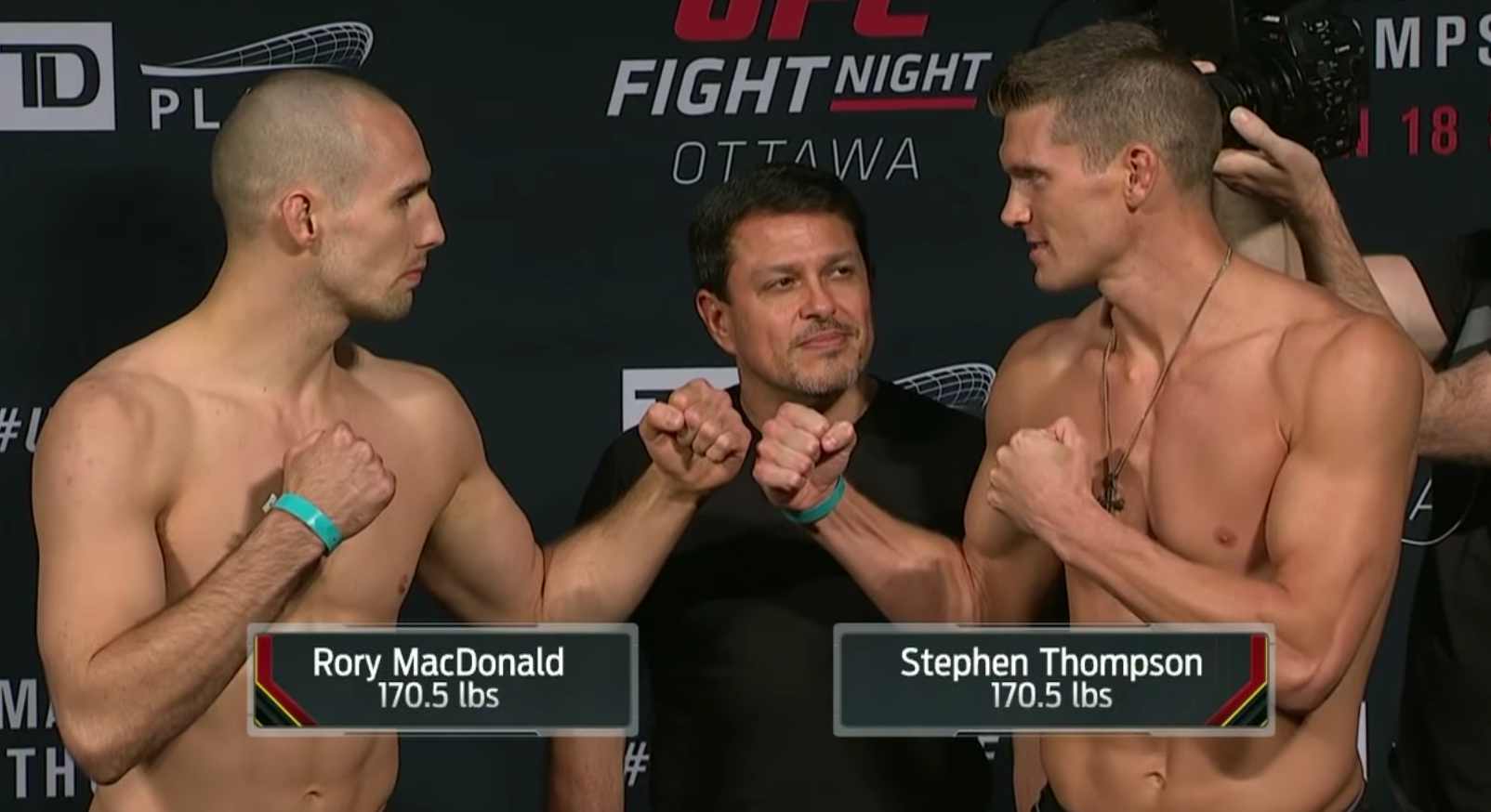 UFC Fight Night 89: Resultater