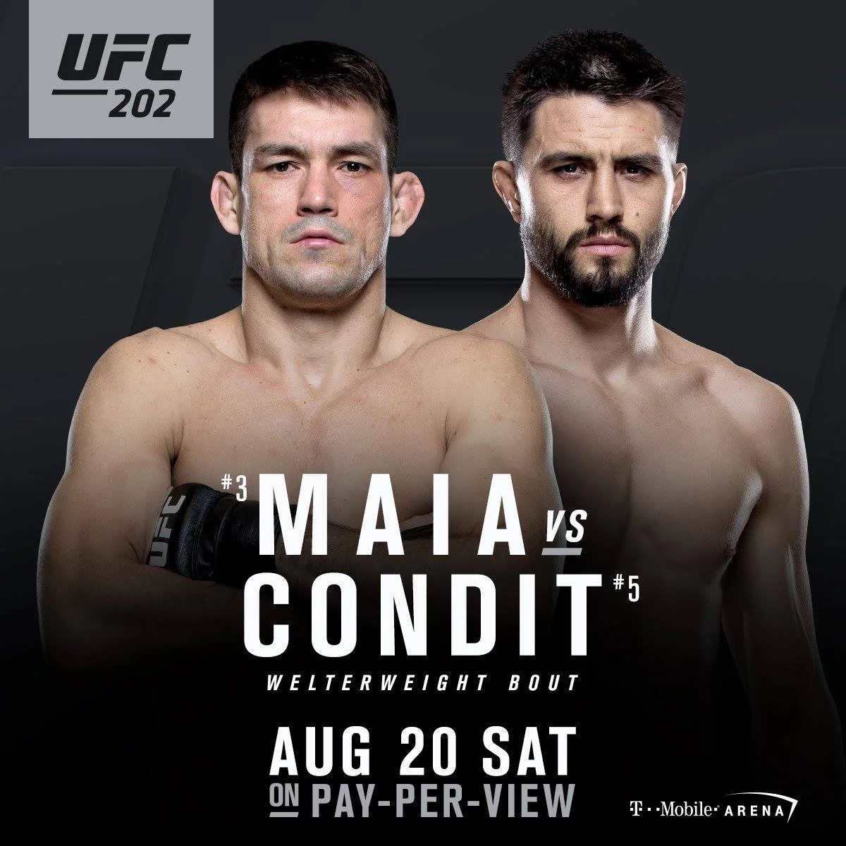 Condit vs Maia booket for UFC 202