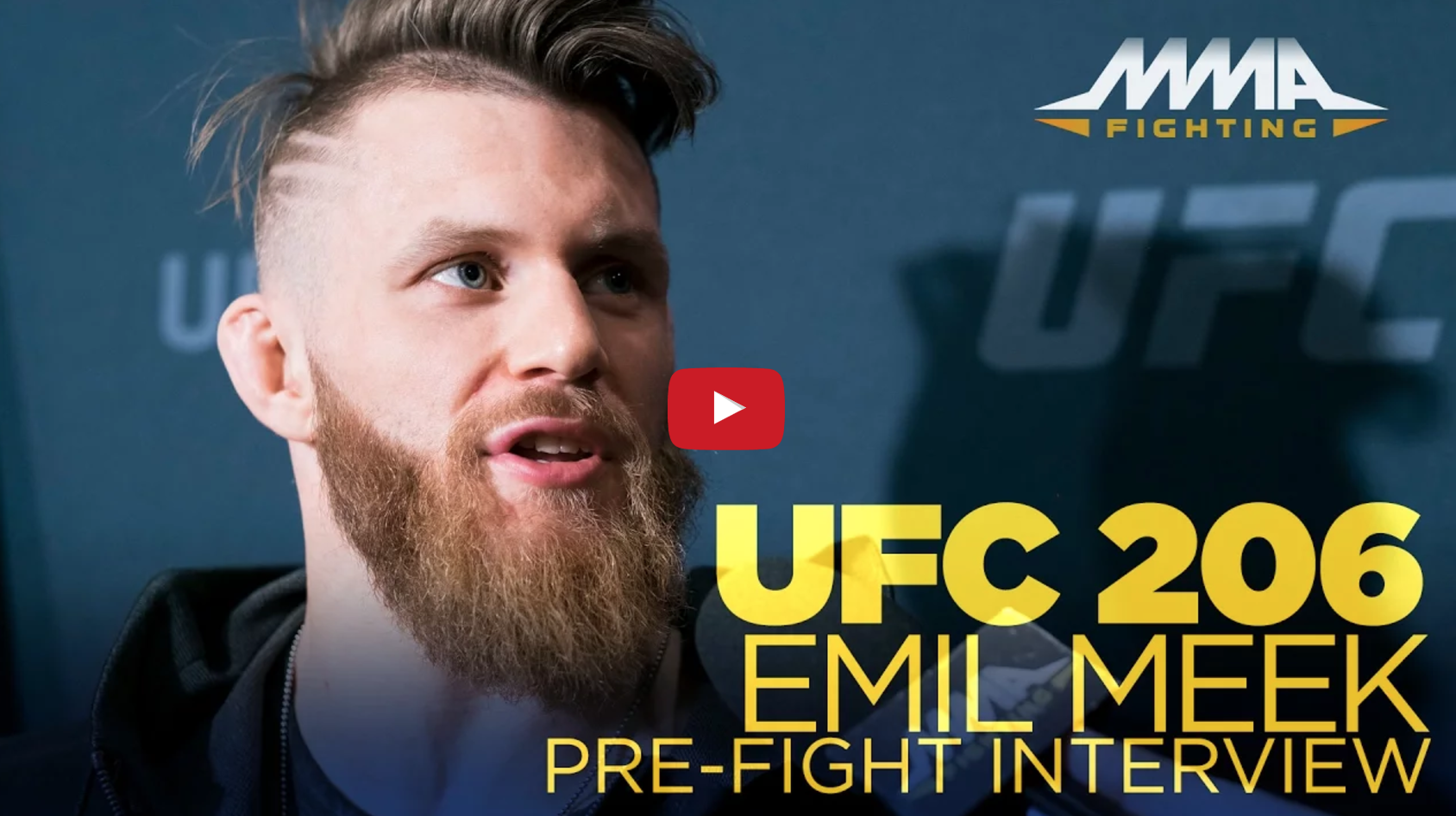 UFC 206: Emil Meek Pre-fight Intervju