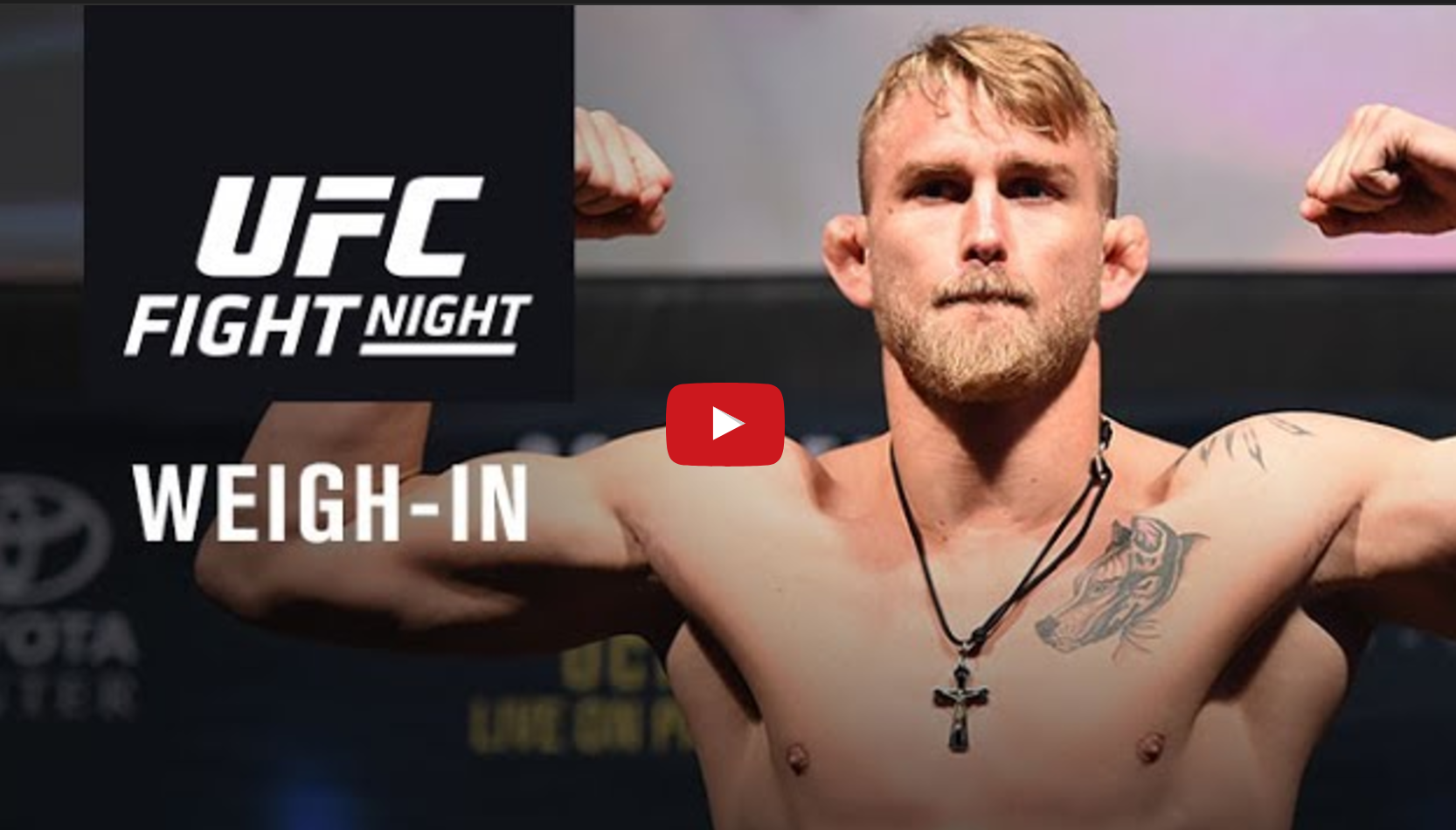 UFC Fight Night Stockholm: Official Weigh-in