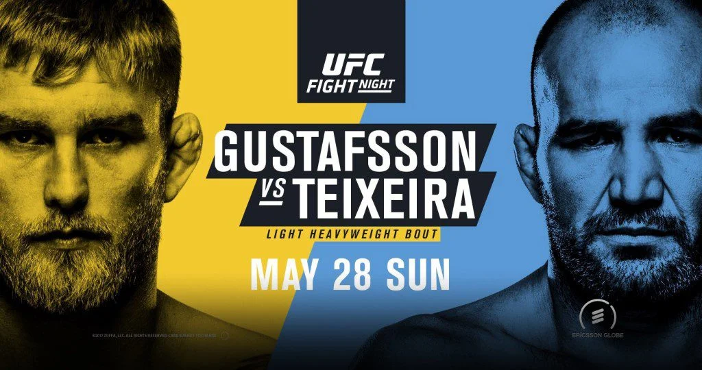 UFC Stockholm: Resultater
