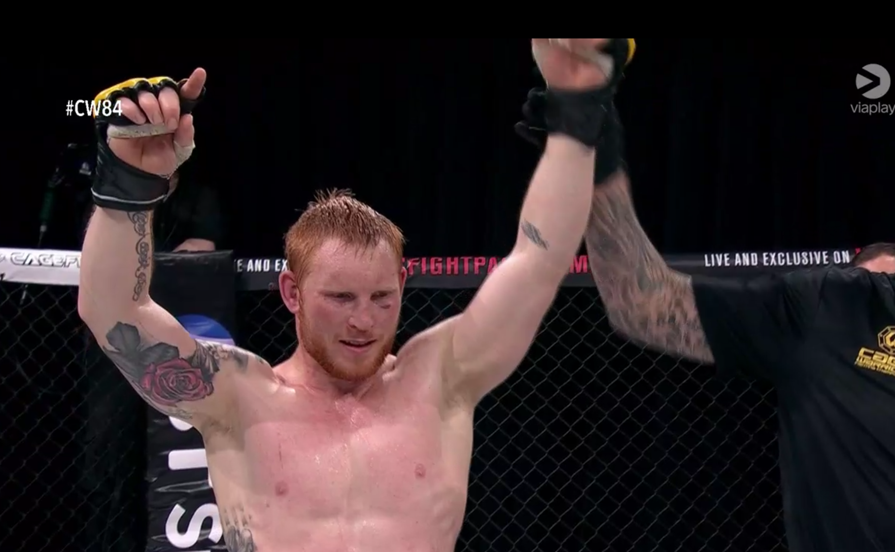 Poeng-seier for Robertsen ved Cage Warriors