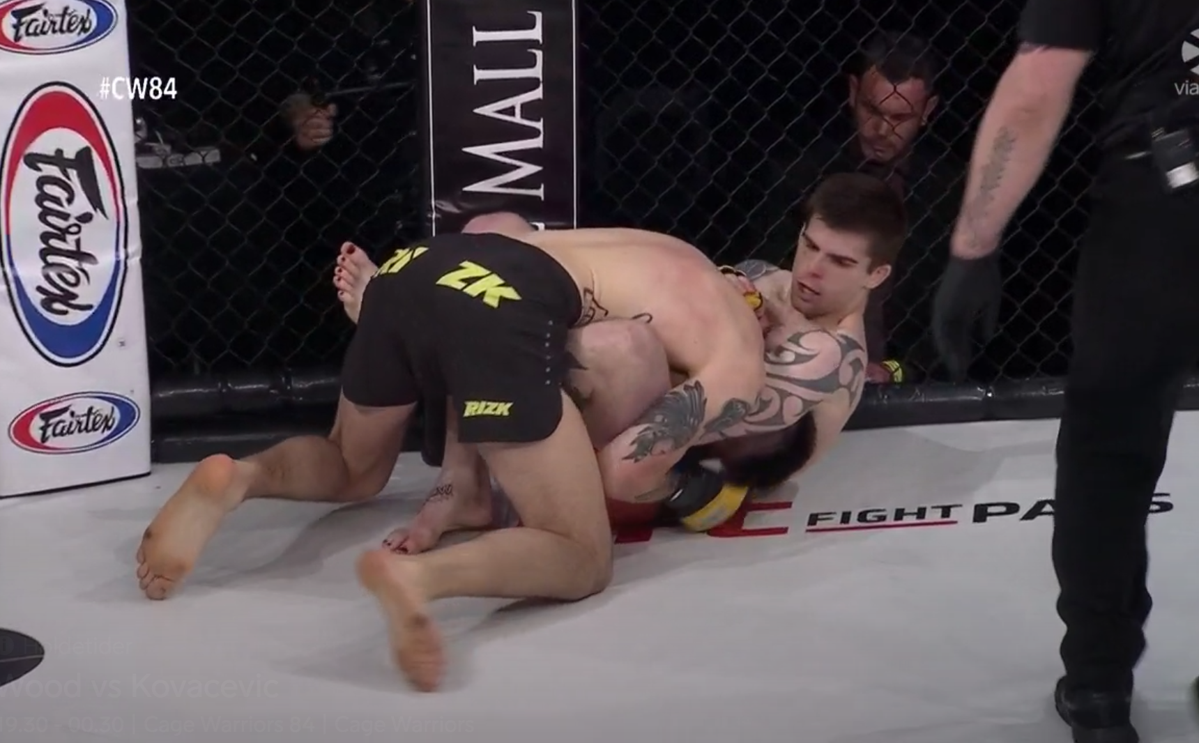 Tap for Håkon Foss ved Cage Warriors