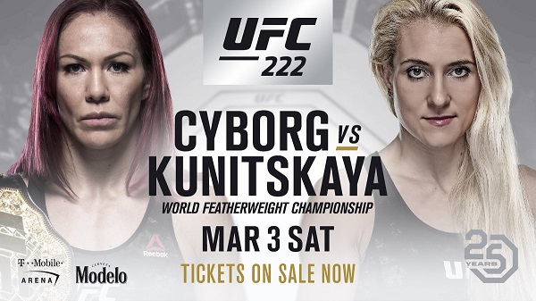 Medisinske utestengelser fra UFC 222