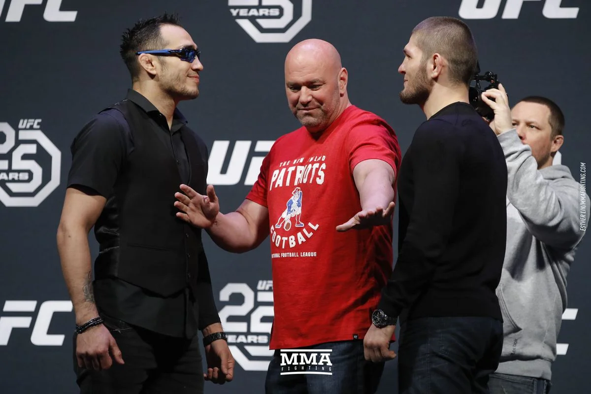 Dana White: Khabib Nurmagomedov vs Tony Ferguson vil aldri bli booket igjen