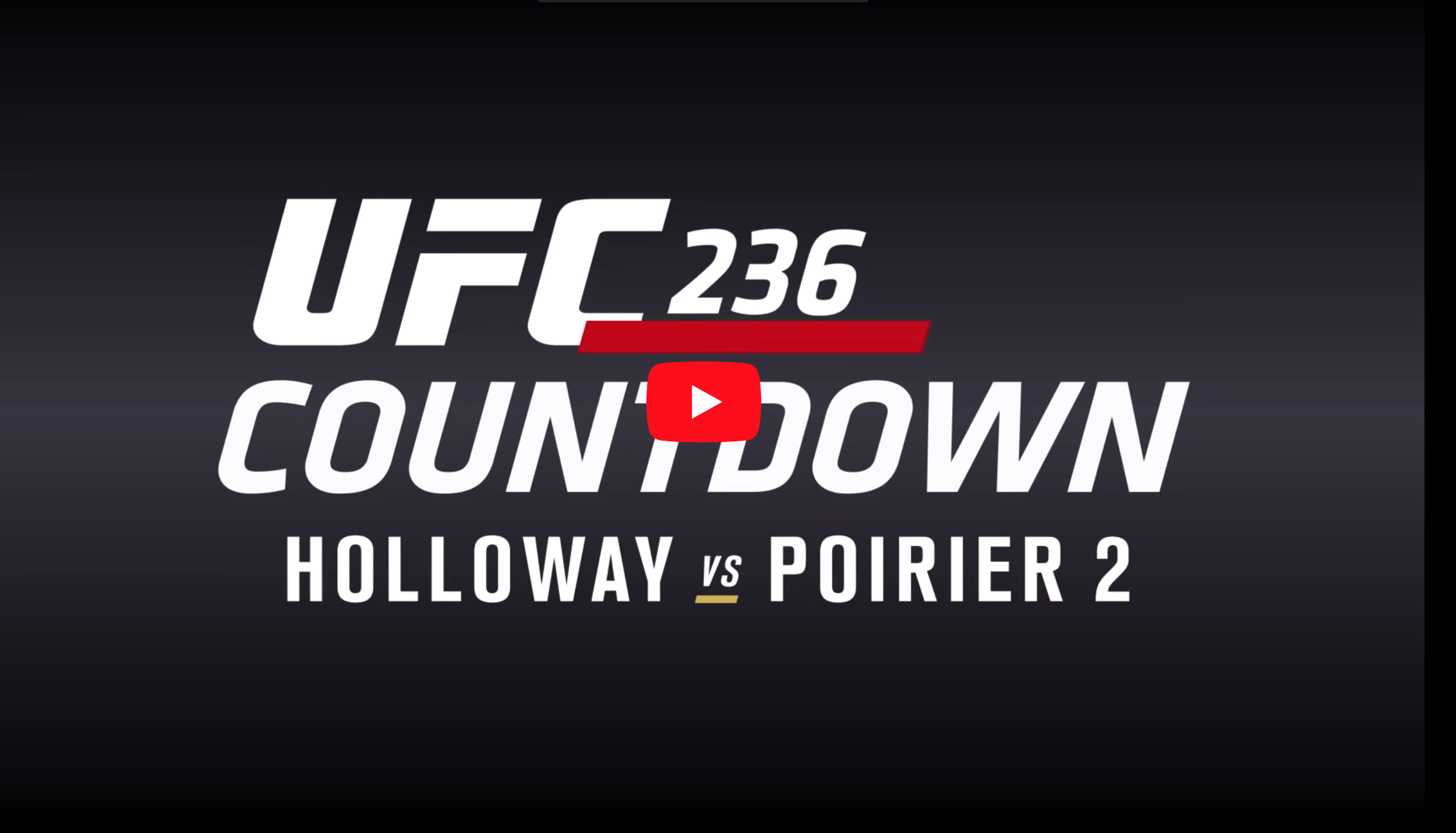 Countdown til UFC 235