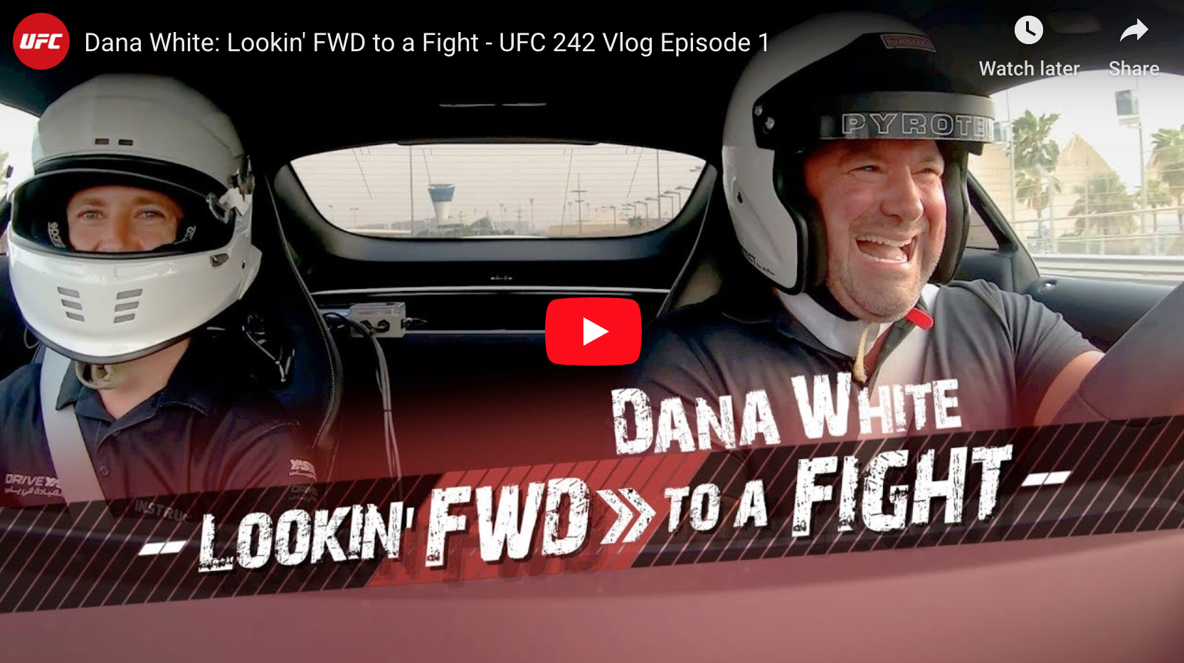 Dana White UFC 242 Vlog Episode 1