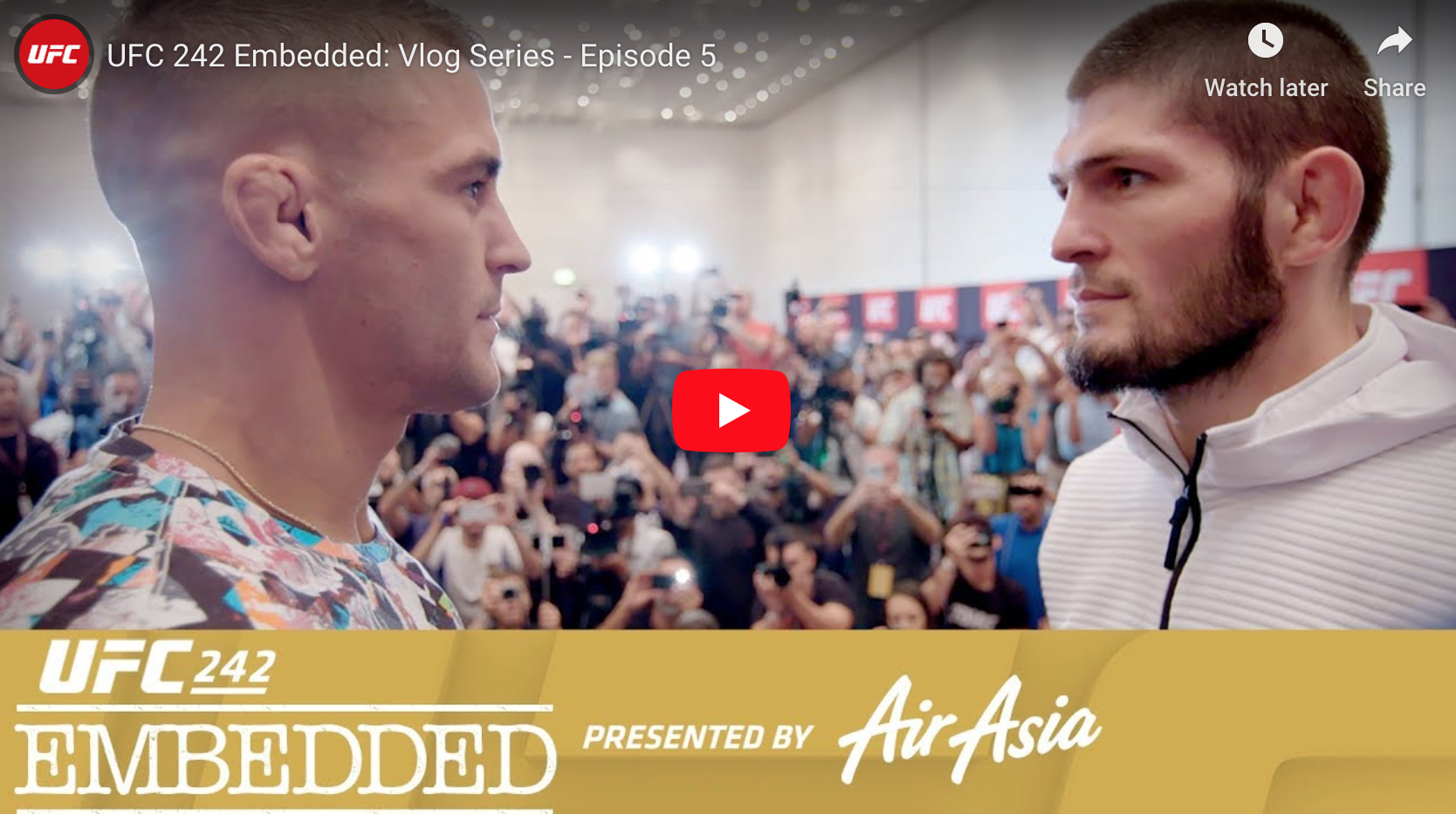 UFC 242 Embedded: Vlog Series - Episode 5