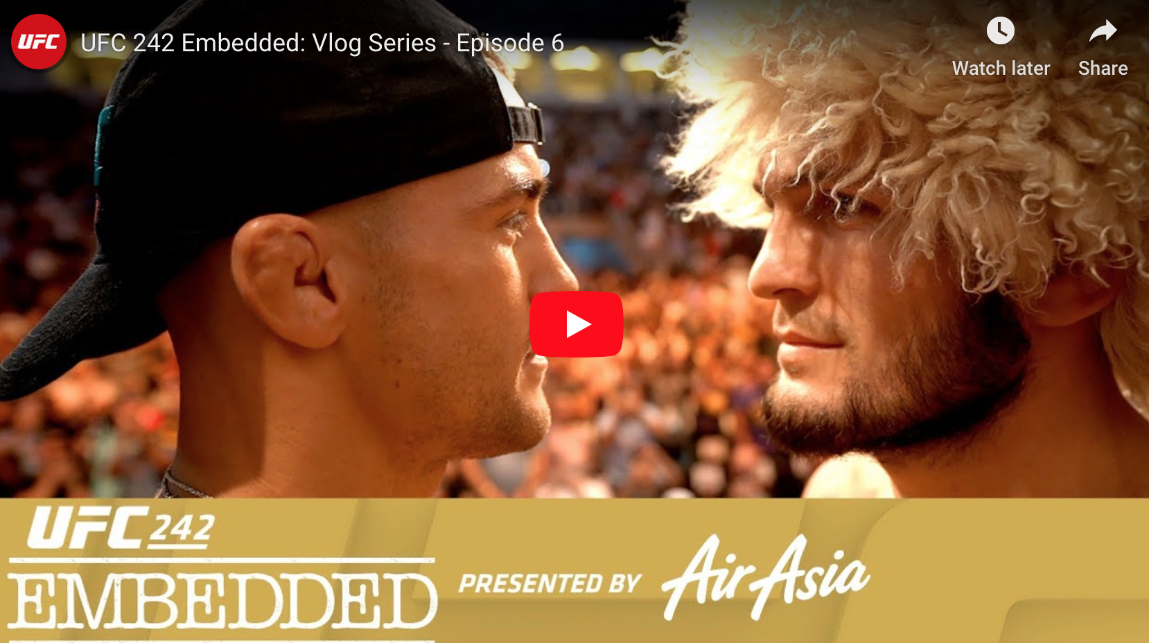 UFC 242 Embedded: Vlog Series - Episode 6