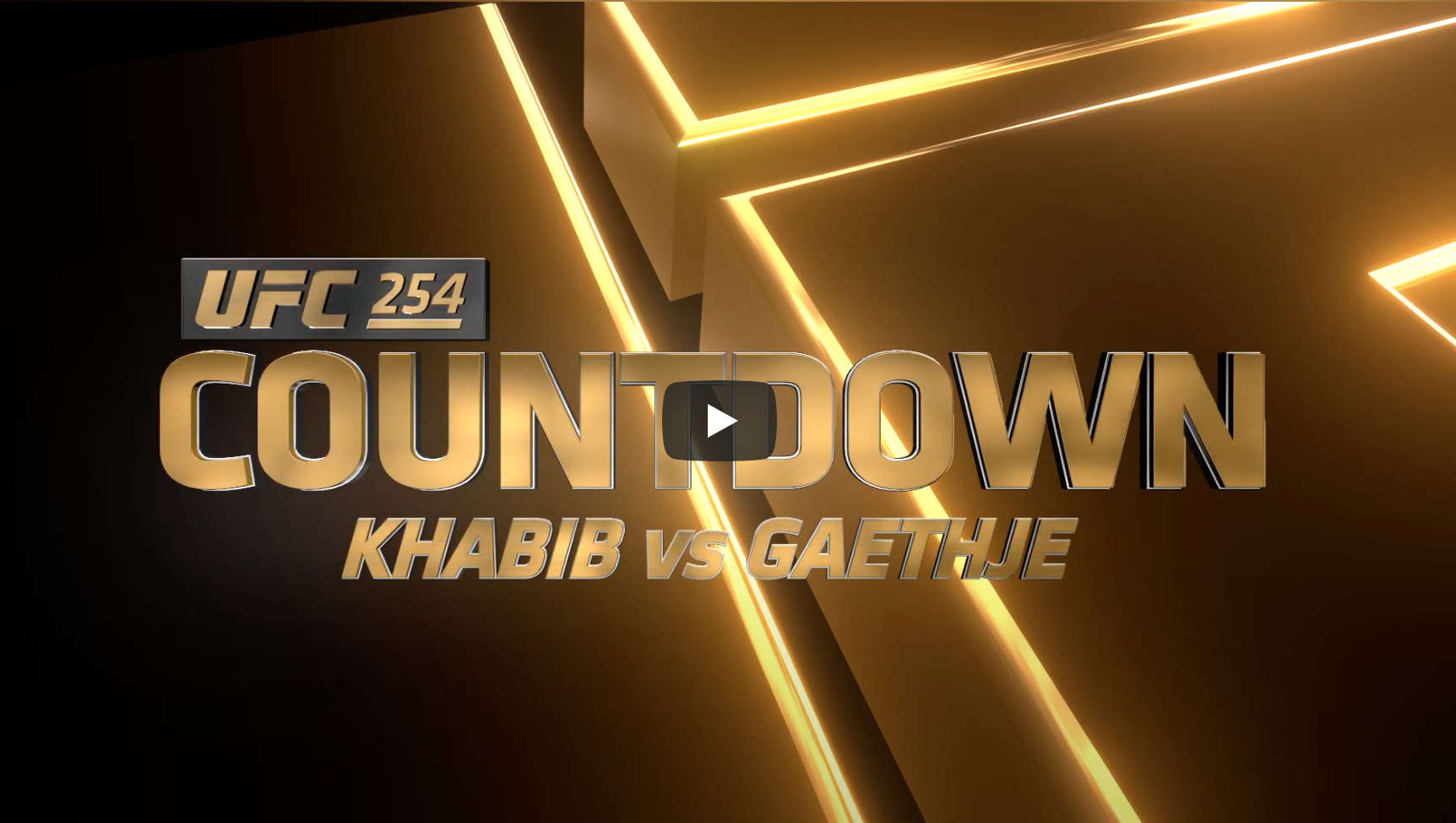 UFC 254 Countdown