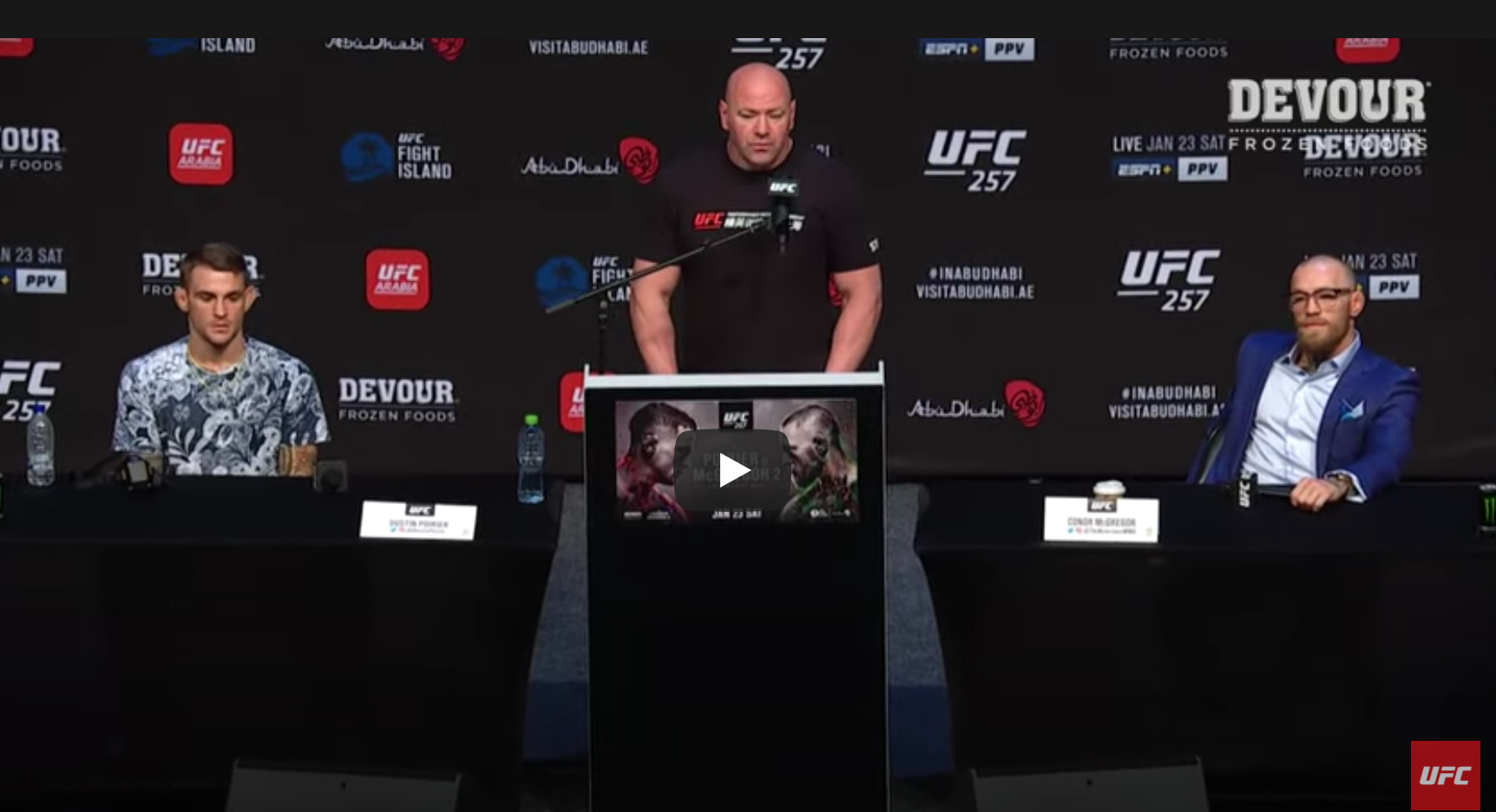 UFC 257 Pre-fight Presser