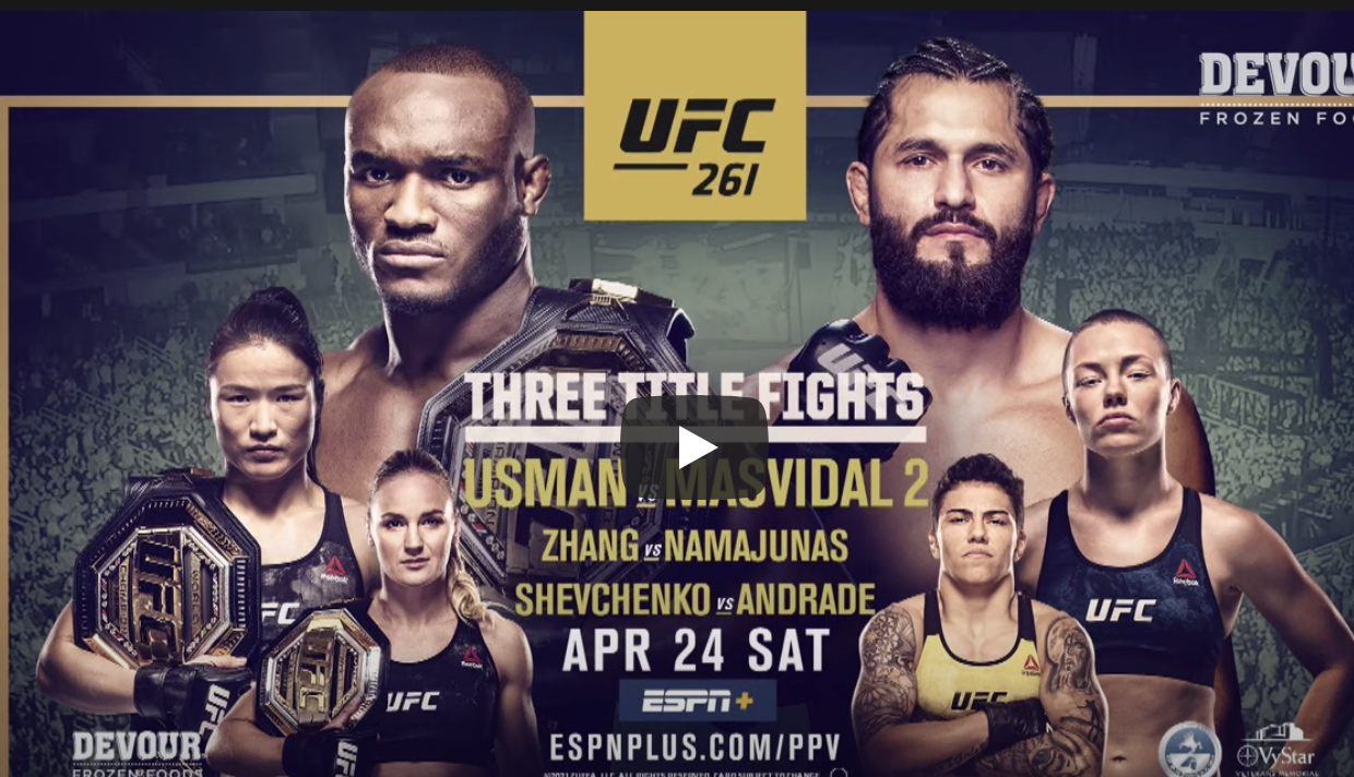 UFC 261 Weigh-ins live!